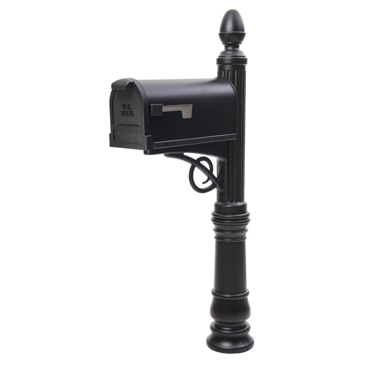 Gibraltar Mailboxes Victorian Decorative, Plastic, Crossarm, Mailbox